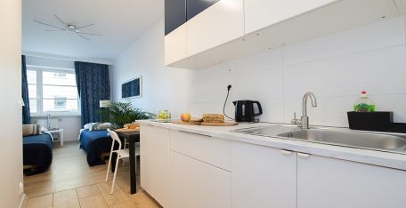 Wi-Fi'li modern stüdyo - Varşova'da PGE E3 yakınında kısa dönem kiralama