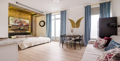 华沙 Praga 一室公寓出租，位置优越，舒适，SonX3